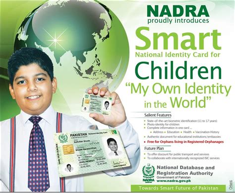 smart card nadra pakistan features|smart card for child NADRA.